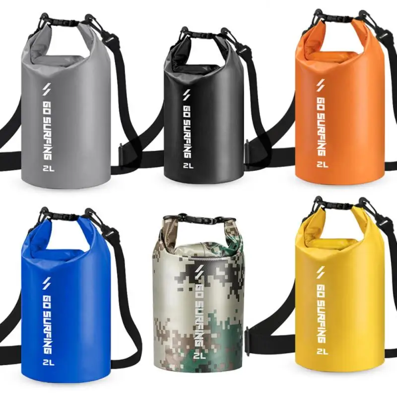 

Outdoor Waterproof Swimming Bag 2L/5L/10L Large Capacity Pouch Dry Bag Backpack Hiking Shoulder Folding Bags Fashion Bags