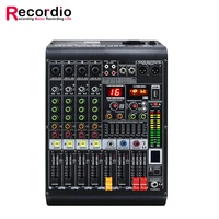 gax mc4 professional mixer 4channel blueteeth mixer dj mixing console with reverb effect home karaoke usb live interface mixer