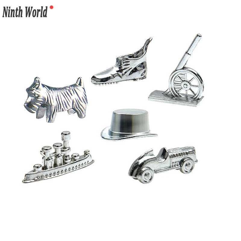 

6 Pcs/Set Chess Pieces Board Games Accessories Alloy Pieces