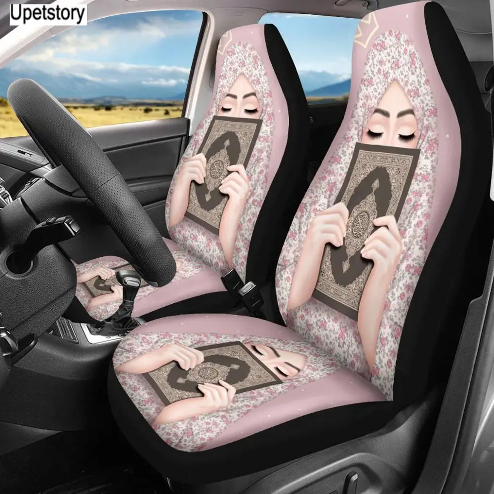 

Upetstory принцесса Печатный Univesal 2 шт./компл. автомобильное сиденье Чехол для интерьера холодное зимнее украшение Защитные чехлы для сидений