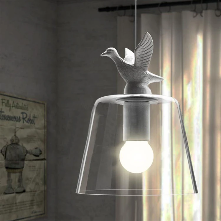 Современное бытовое освещение круглая стеклянная люстра для кухни столовой бара