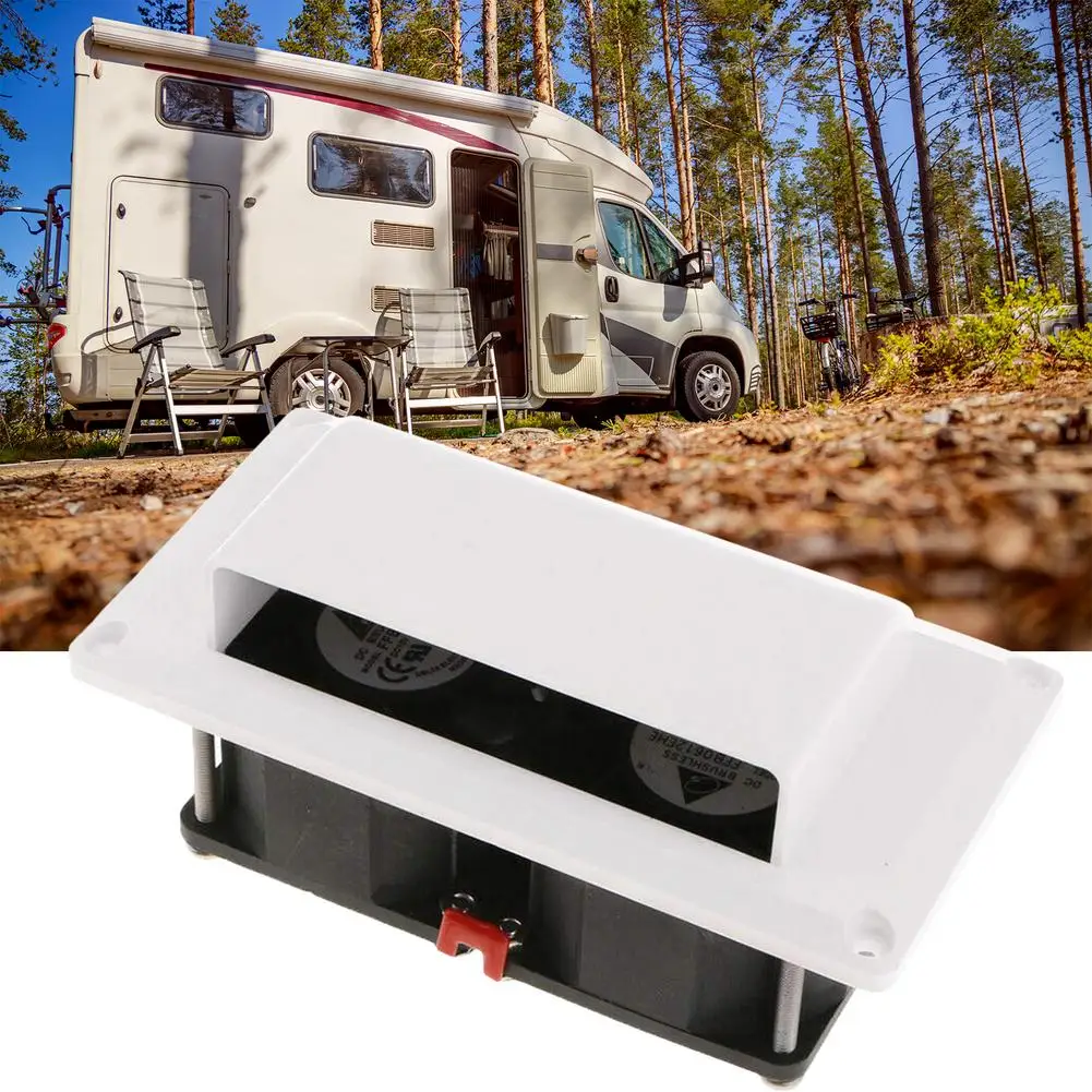 

Caravan Side Air Vent Ventilation Fan DC 25W Exhaust Fan For RV Air Ventilation Exhaust Fan For Caravan RV Trailer Side