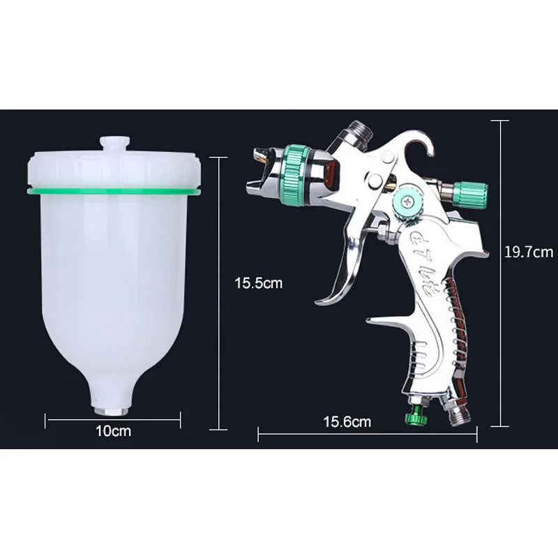2021 Новый 2008HVLP автоматический Краски воздуха пистолет самотеком грунтовка для