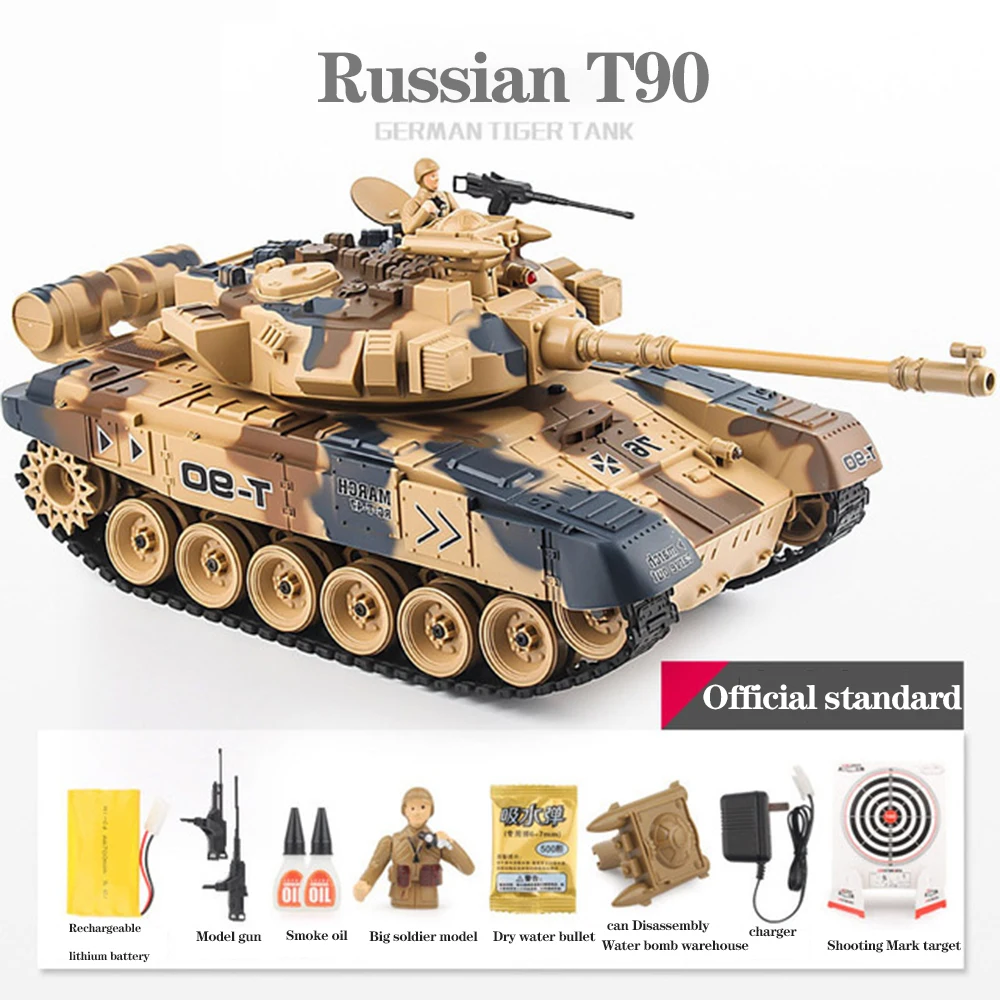 RC Tank panzer Battle 15 Ch 1:18 2 4G со звуком и Shoot с эффектом пули модель бака Электронная world of