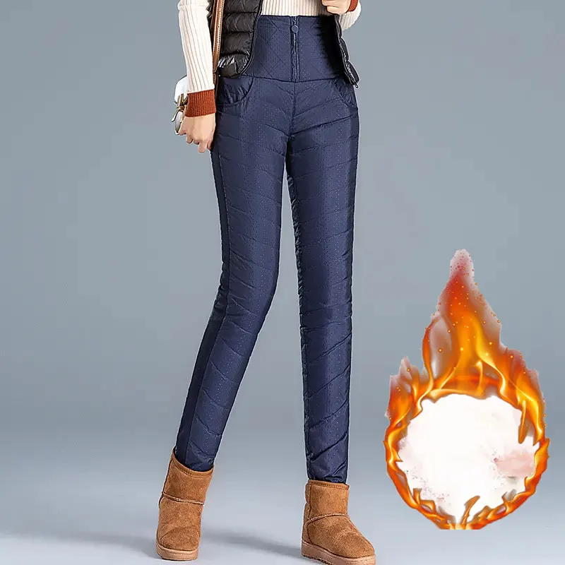 

Женские зимние брюки размера плюс 4XL плюс бархатные толстые хлопковые брюки винтажные шикарные эластичные леггинсы с боковыми вставками же...