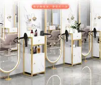 Online celebrity hairdressing tool car beauty salon mirror rack mobile small cabinet barber shop tool cabinet hair salon special