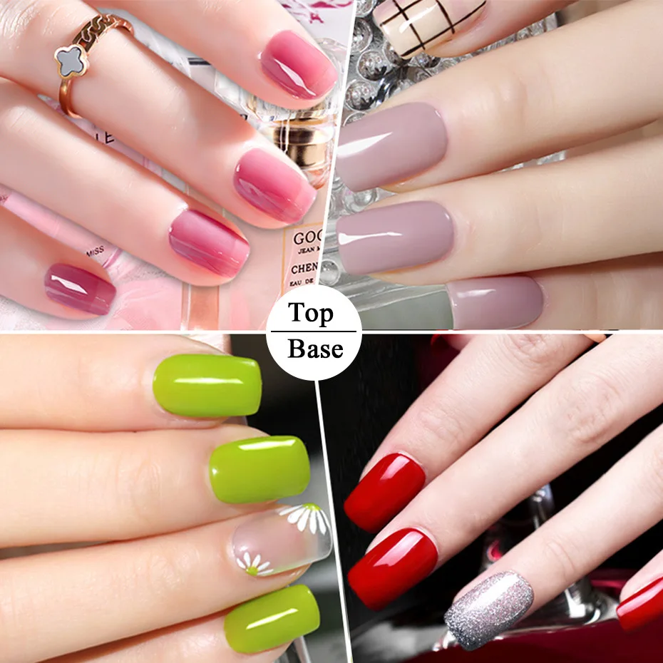 

1 Pcs 7ml Top Base Coat Uv Gel Nail Polish Painting Primer Gel Long Lasting Soak Off Diy Nail Art Manicure Varnish Lacquer