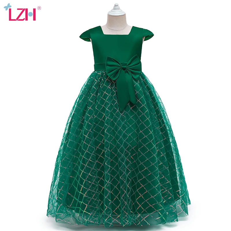 

LZH Wedding Dress 2021 Christmas Evening Dresses For Girls Bridesmaid Dresses Birthday Party Graduation Clothes For Kid Clothes