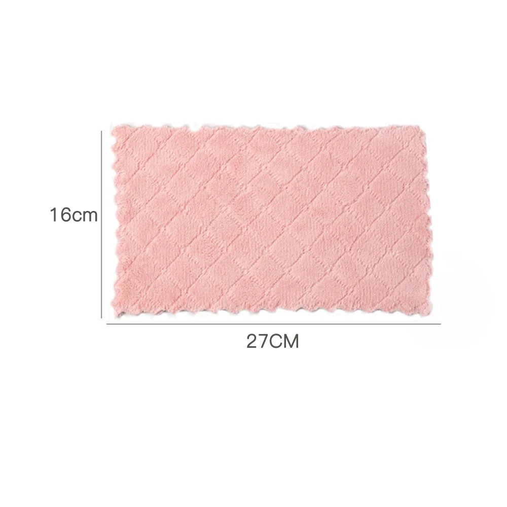 

1/3/8/10 pcs Kitchen Dish Cloth Double-layer Absorbent Microfiber Non-stick Oil Dish Household Cleaning Wiping Towel Kichen Tool