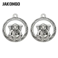 10pcs tibetan silver plated elephant charm pendants for bracelet jewelry making accessories diy craft 28x26mm