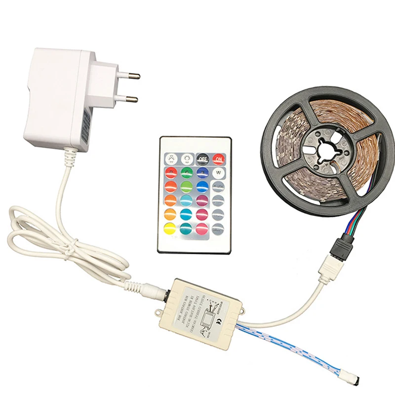 Светодиодная лента 2835 не водонепроницаемая IP20 12 в пост. Тока IP65 SMD 3528 5 м/лот
