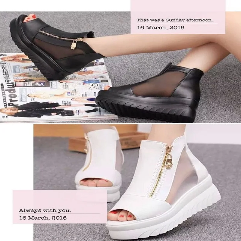 2019 г. новые летние женские сандалии водонепроницаемые на толстой платформе с