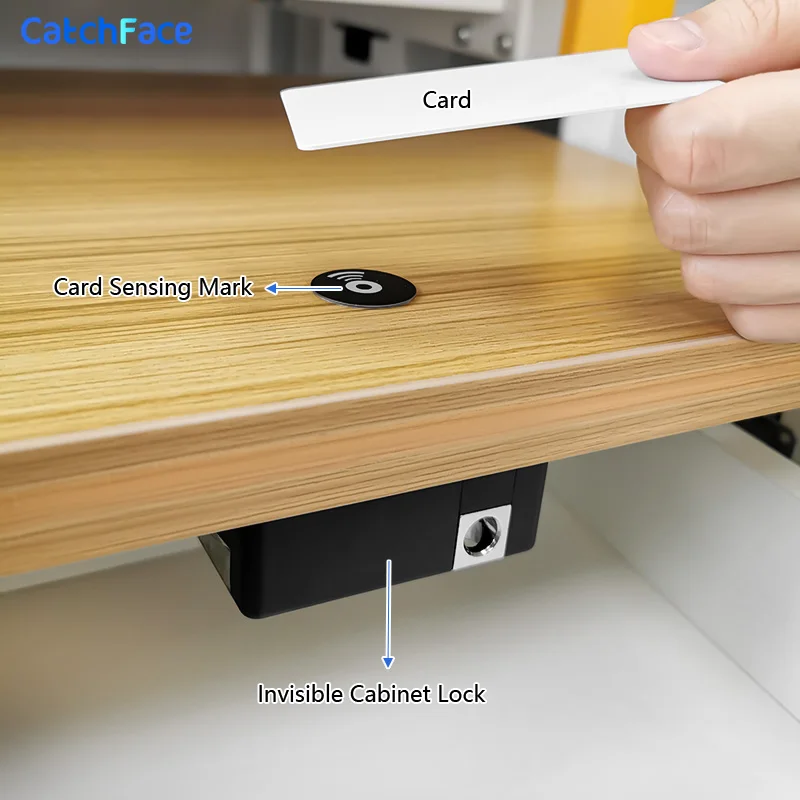 Скрытый RFID-замок невидимый RFID-шкаф с приложением TTlock Bluetooth-Дверной замок цифровой