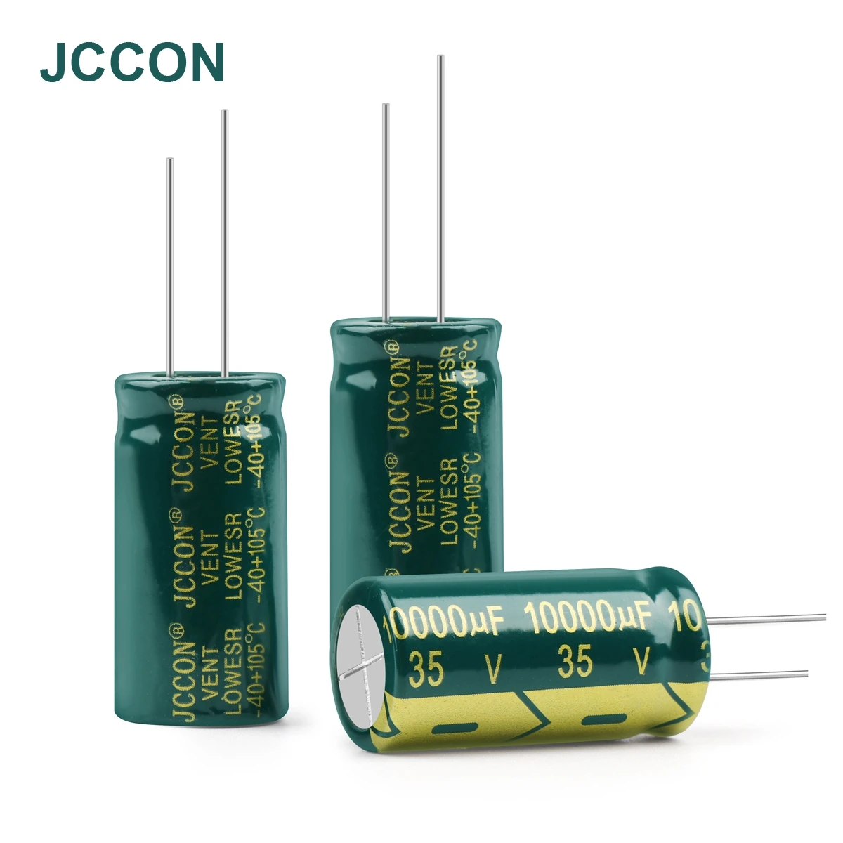 JCCON Aluminum Electrolytic Capacitor High Frequency Low ESR 35V 47UF 100UF 220UF 330UF 470UF 380UF 1000UF 2200UF 3300UF 6800UF