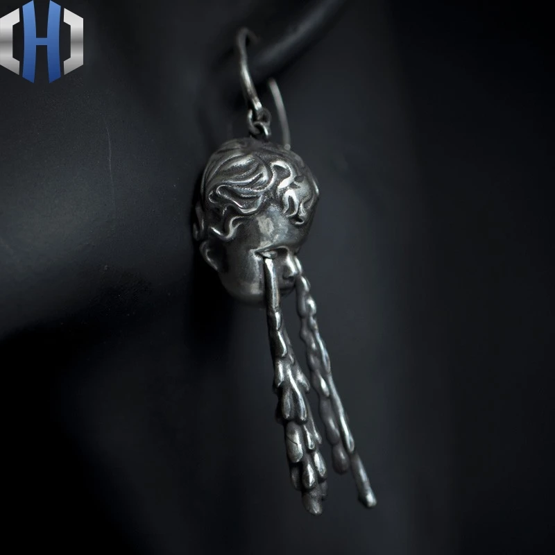 Оригинальный дизайн Плачущие ангелы плача серьги с ангелами милые детские