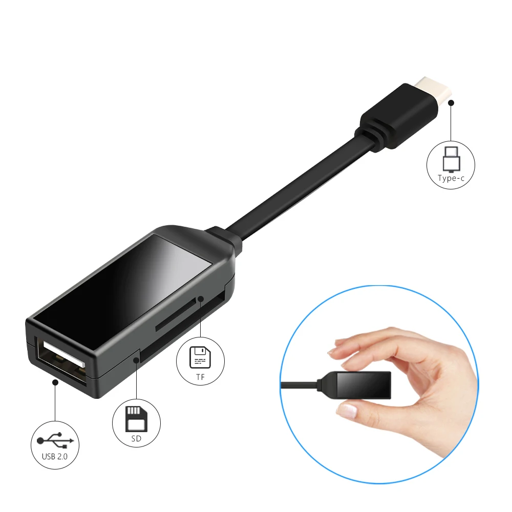 Rocketek Micro type c usb 2 0 otg устройство для чтения карт micro SD/TF | Компьютеры и офис