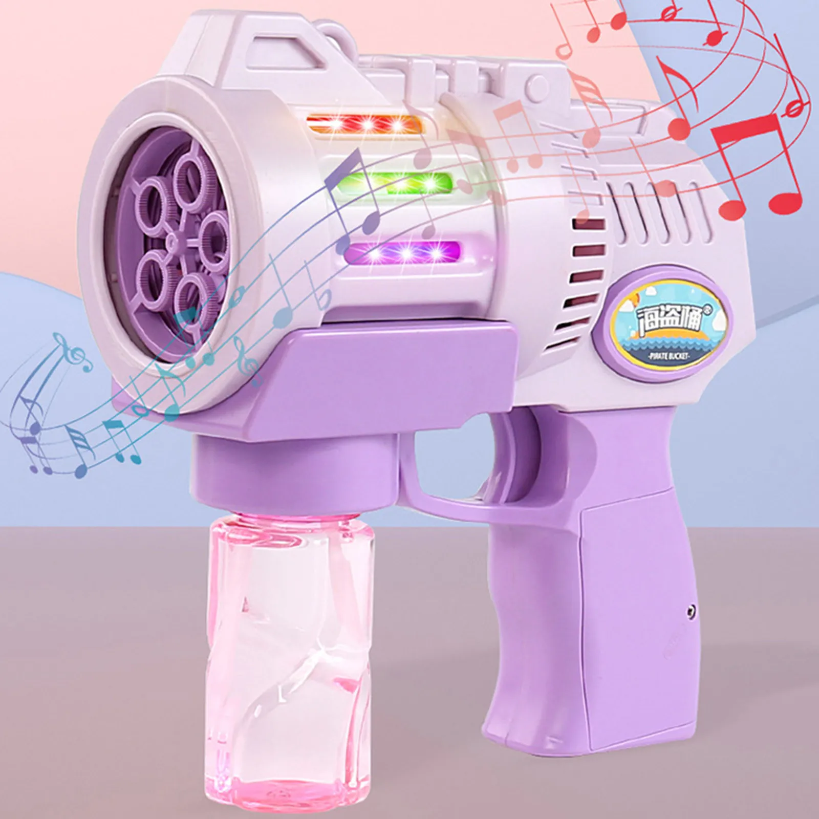 

Automatic Music Bubble Machine Cartoon Bubble Machine 10ml Bubble Water Wholesale Drop Shipping Outdoor Toys Gun Toy Party R5