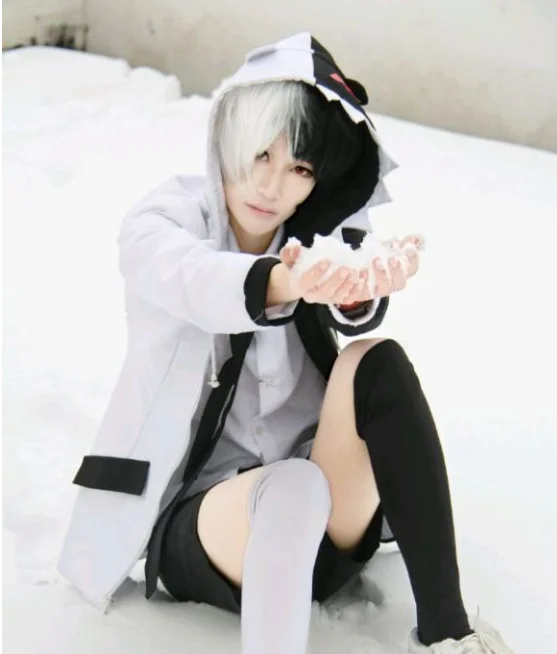 Takerlama Косплей Монокума Danganronpa V3 Killing Harmony черный белый медведь костюмы пальто