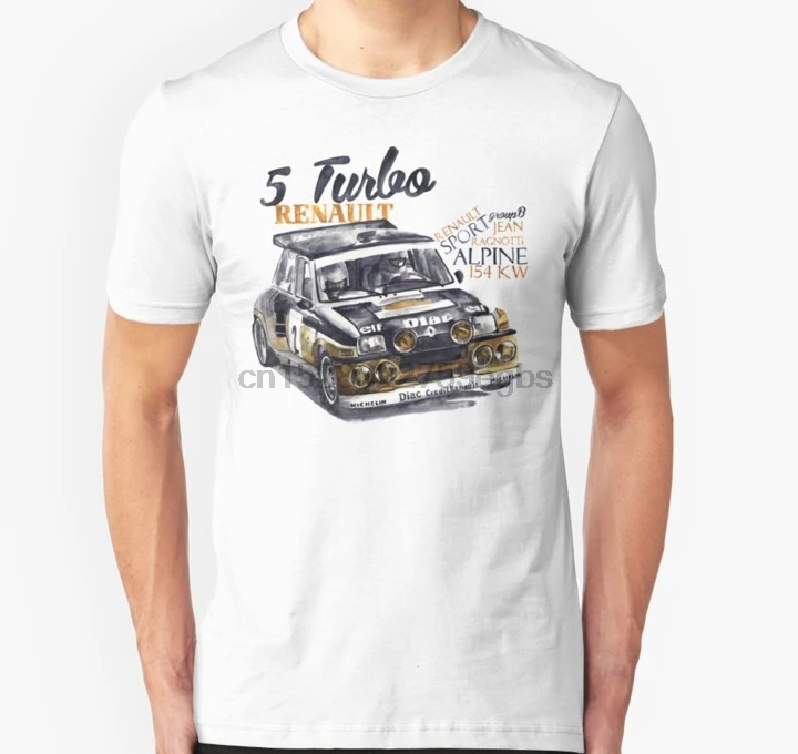 Мужская футболка Rally Group B Renault 5 Turbo унисекс футболка wo Мужская футболка футболки