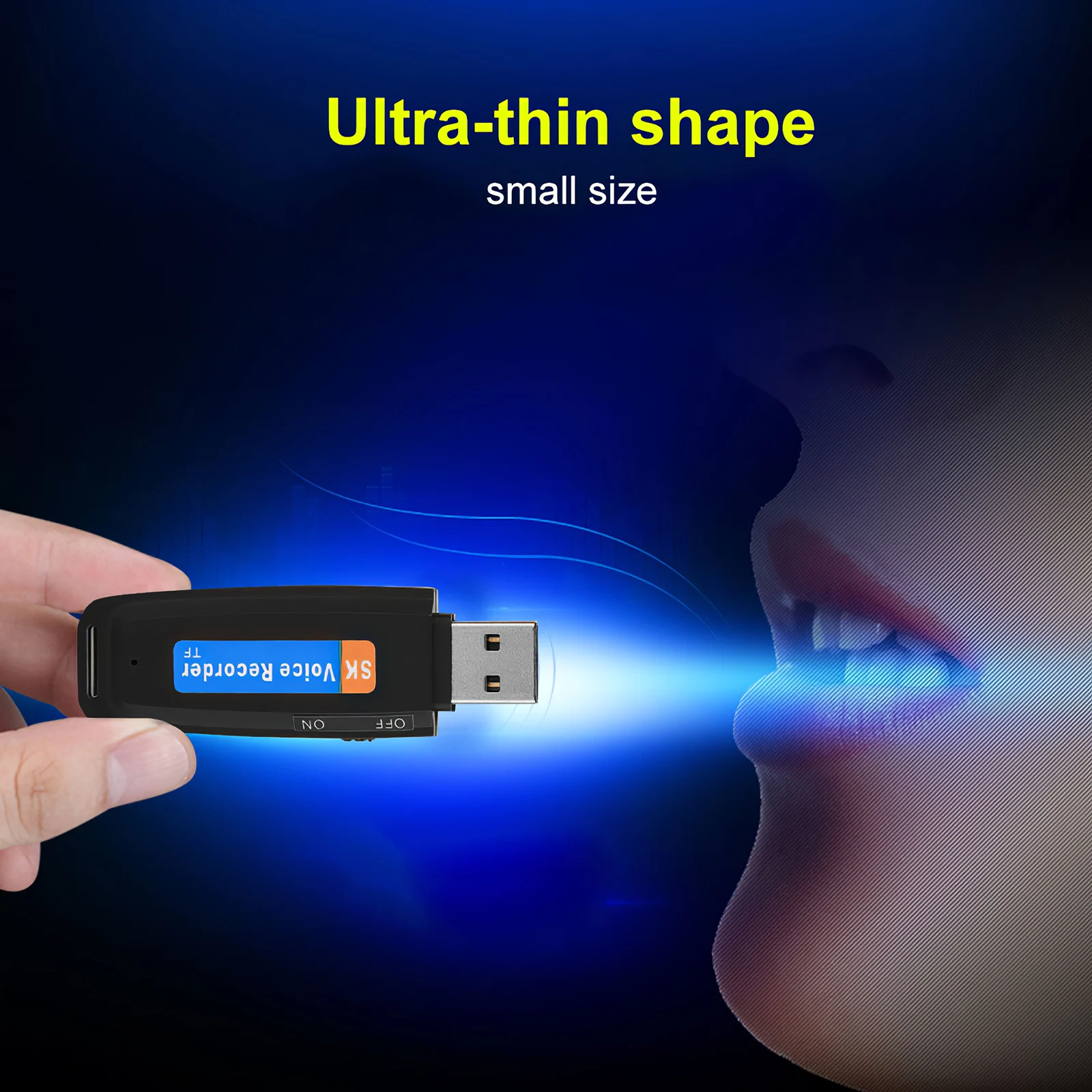 Portable USB Voice Recorder Long Working Time Pocket Dictaphone for Office Meetings Lectures Digital Audio | Компьютеры и офис