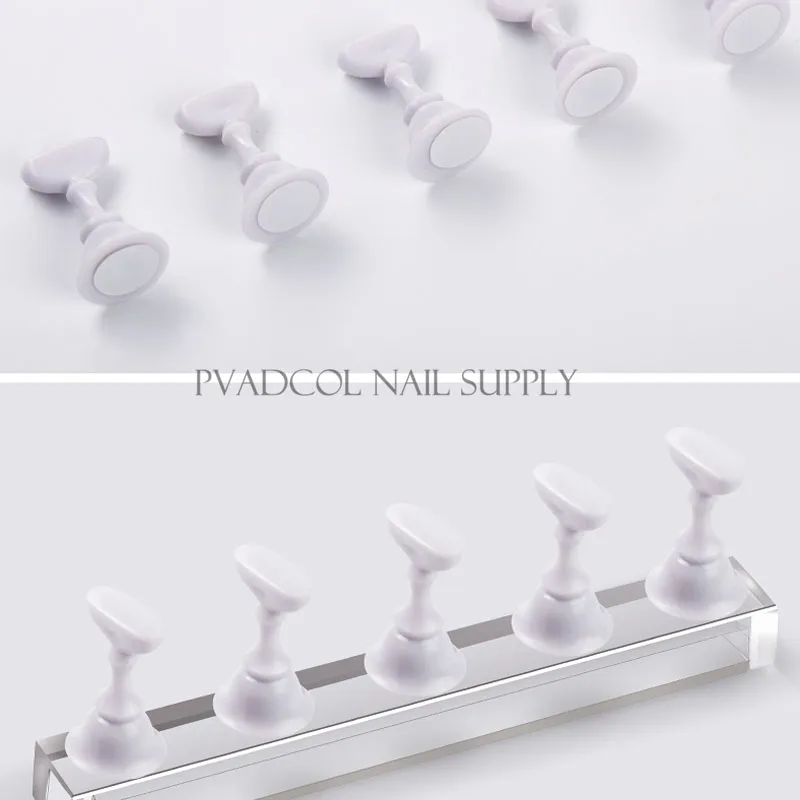 Магнитные накладные ногти Типсы для тренировок демонстрационный стенд