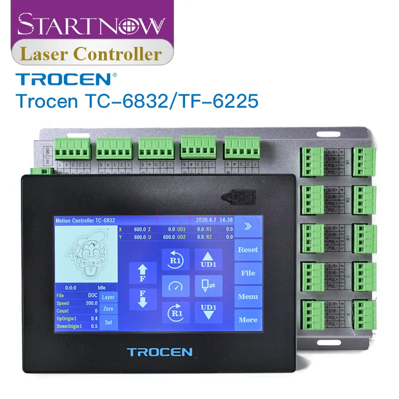 Trocen TC 6832 Вибрационный Ножи лазерный Управление Доска 6225 деревообрабатывающий