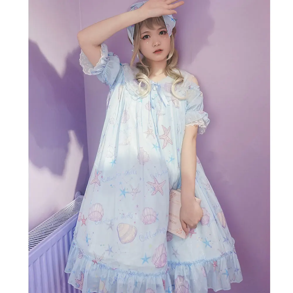 

Vanessa Lacy Cotton Skirt Victorian French Pleated Marie Antoinette Dance