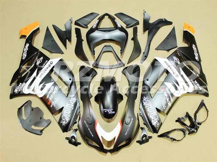 

New ABS whole Motorcycle Fairings Kit Fit for kawasaki Ninja ZX-6R 636 ZX6R 2007 2008 07 08 Bodywork set black matte cool