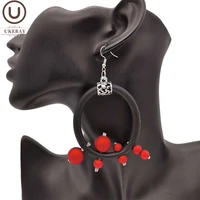 ukebay new pearl earrings for women handmade luxury jewelry gothic boho earrings big statement jewellery accessories gift female