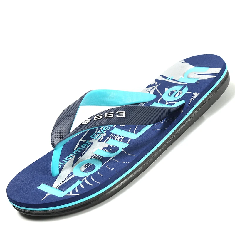 High Quality Brand Hot Sale Flip Flops Men Summer Beach Slippers Men Fashion Concise Casual Men Slippers Summer Outdoor