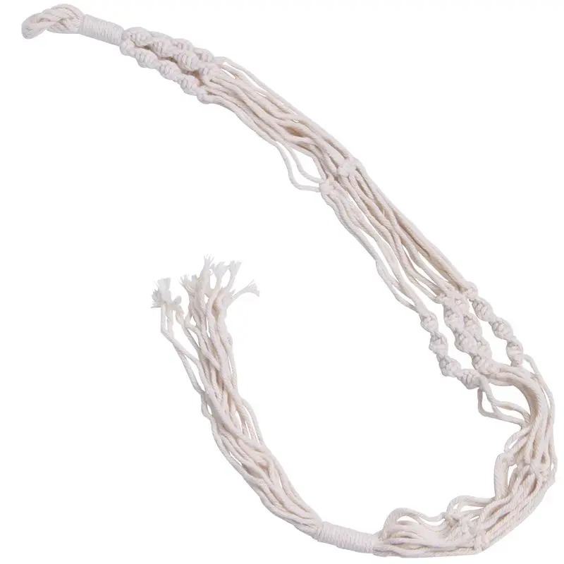 Макраме для растений вешалки помещений-3 упаковки Настенное подвесное кашпо