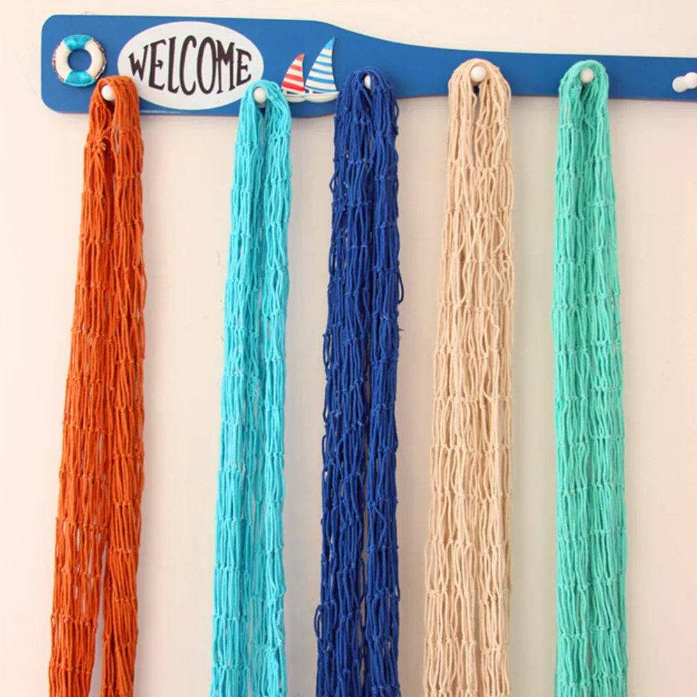 Декоративная рыболовная сеть Настенный декор фотоорганайзер морская рамка для