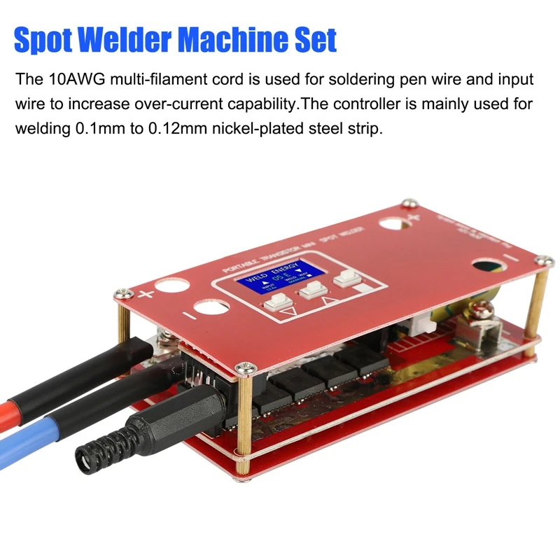 

DIY Portable Mini Spot Welder Machine for 18650 Battery Various Welding Power Supply