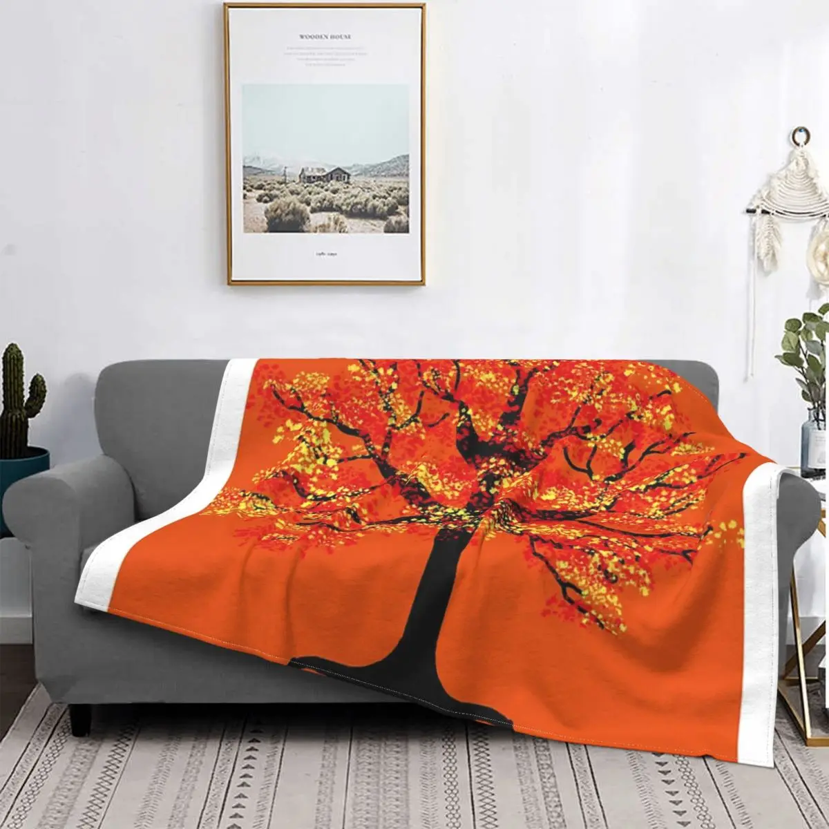 

Native Tree Blanket Bedspread Bed Plaid Plaid Plaid Sofa Kawaii Blanket Plaids And Covers