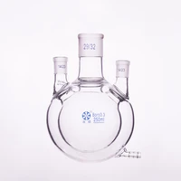double deck spherical straight three necked round bottom flask250mlmid 2932side 1423mezzanine jacketed reactor bottle