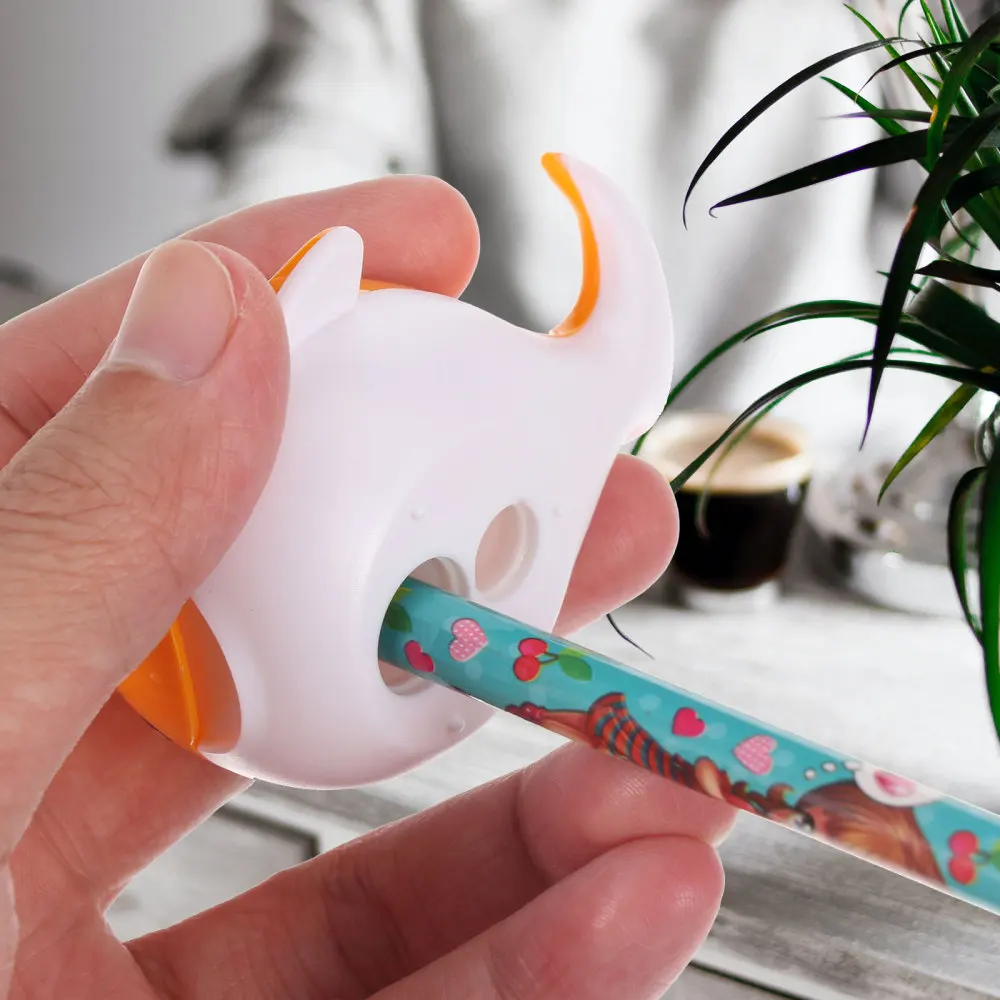 

6Pcs Lovely Pencil Sharpeners Manual Pencil Sharpeners Students Stationery