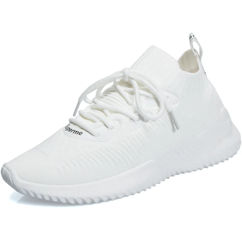 

2019 Season Socks Shoe Woman Ulzzang Fly Fabric Schoolgirl Joker Leisure Time Dad Shoe Woman--BBLN22