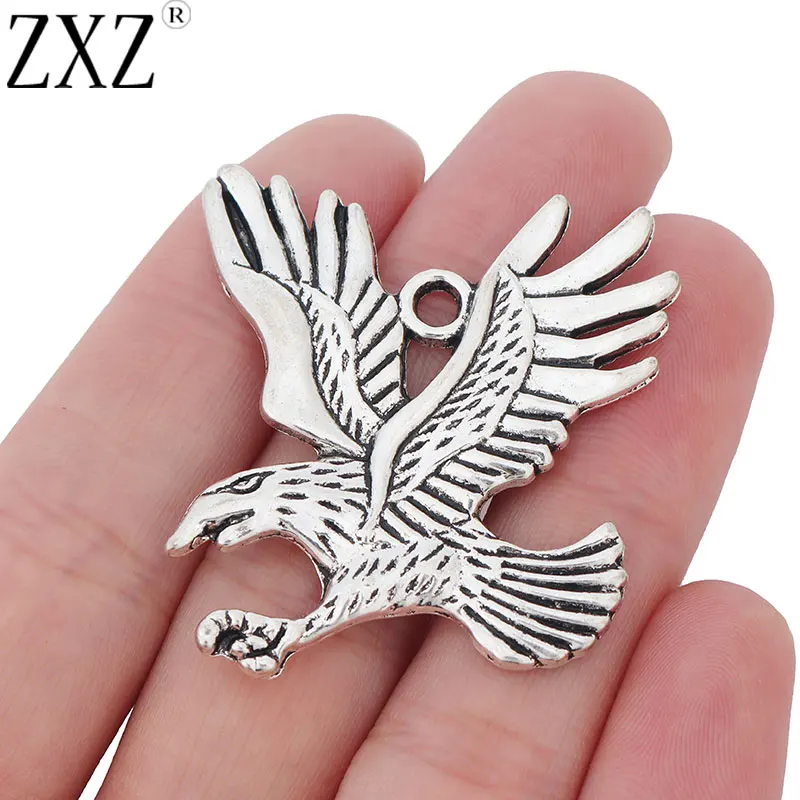 ZXZ 5 шт большой орел Подвески для ювелирных изделий решений 44x40мм