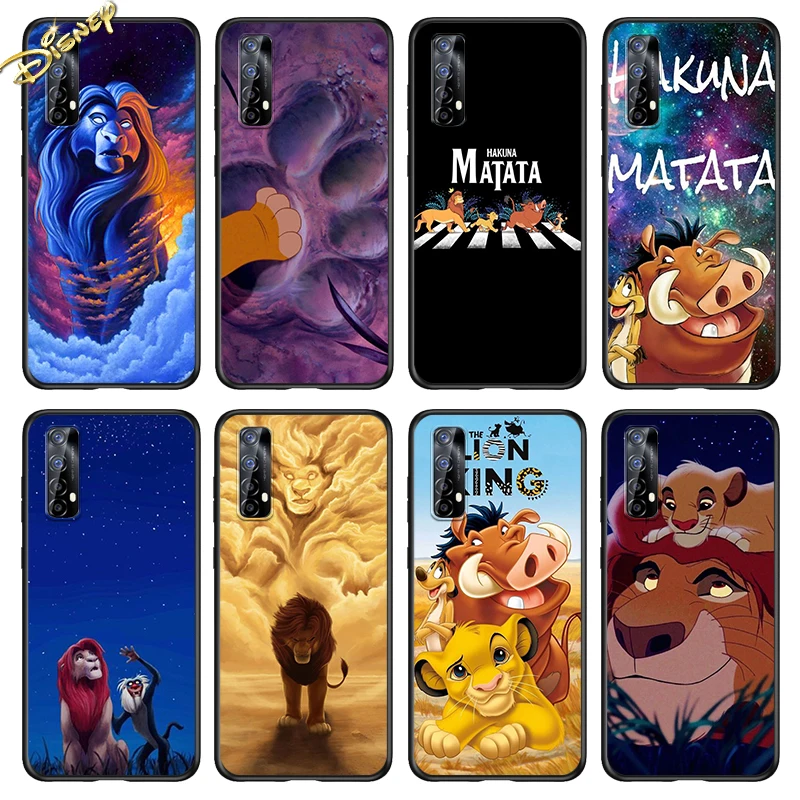 

Silicone Cover The Lion King For Realme Narzo 20 10 7i 7 6 6S 6i 5i 5S 3i 3 2 Global Pro 5G Black Phone Case