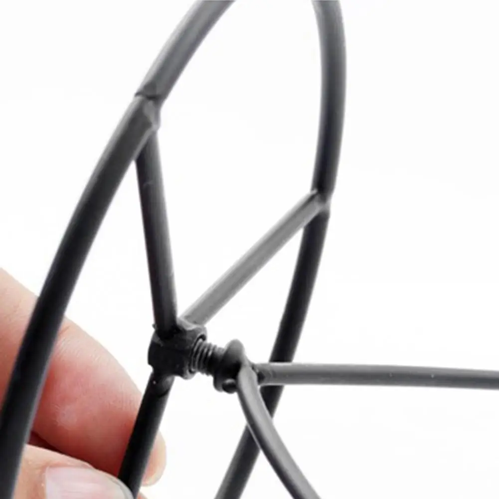 Стильная железная черная стойка в форме сердца стеклянный гриб для дома ваза