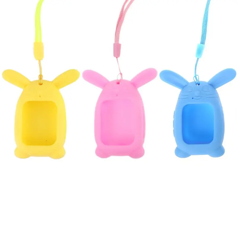 

Cute Rabbit Silicone Hanger Sling Beschermhoes Voor Q90 Kinderen Slimme Horloge