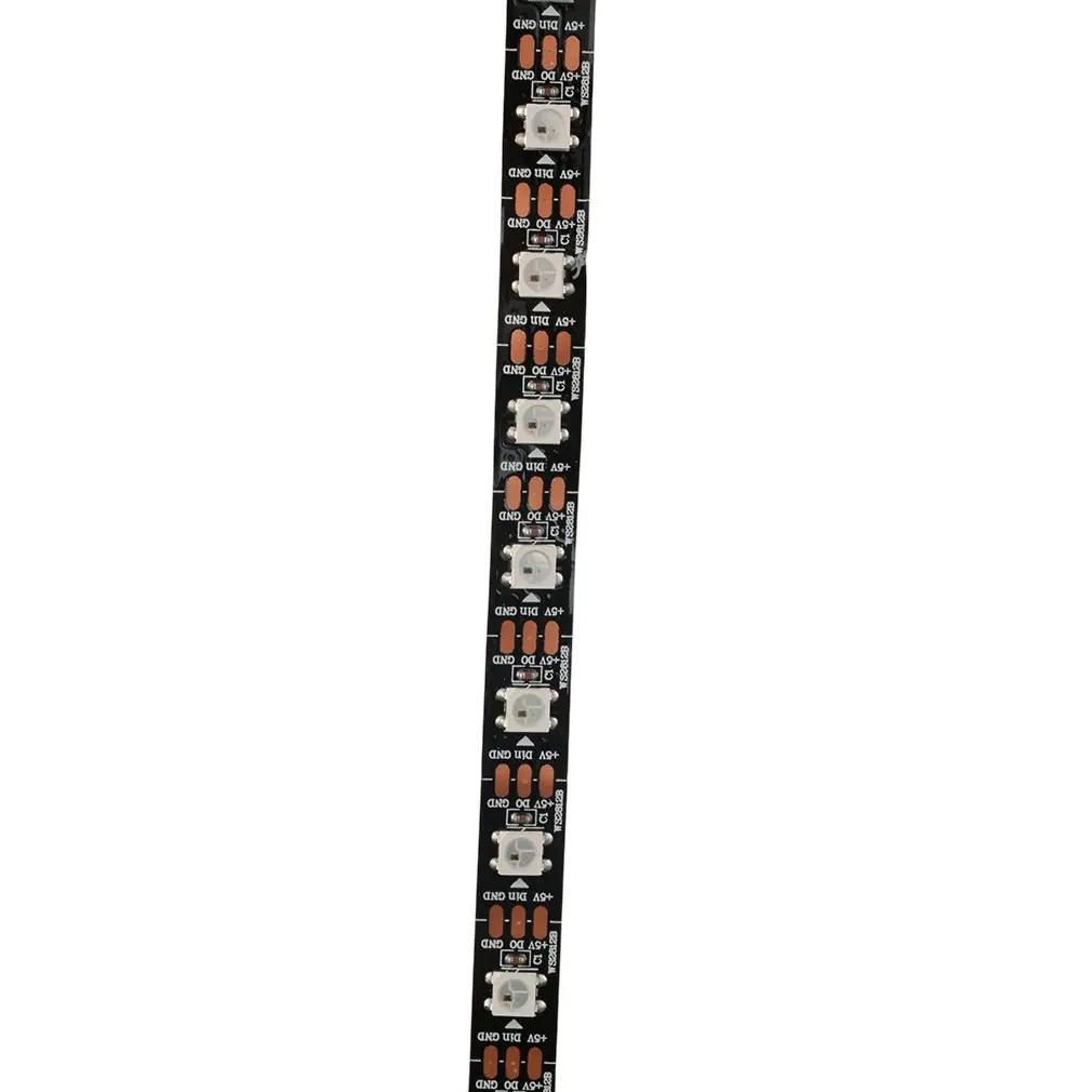 WS2812B 5 м 5050 SMD цифровой 300 светодиодные полосы света адресуемого цвета DC5V для Рождественского украшения
