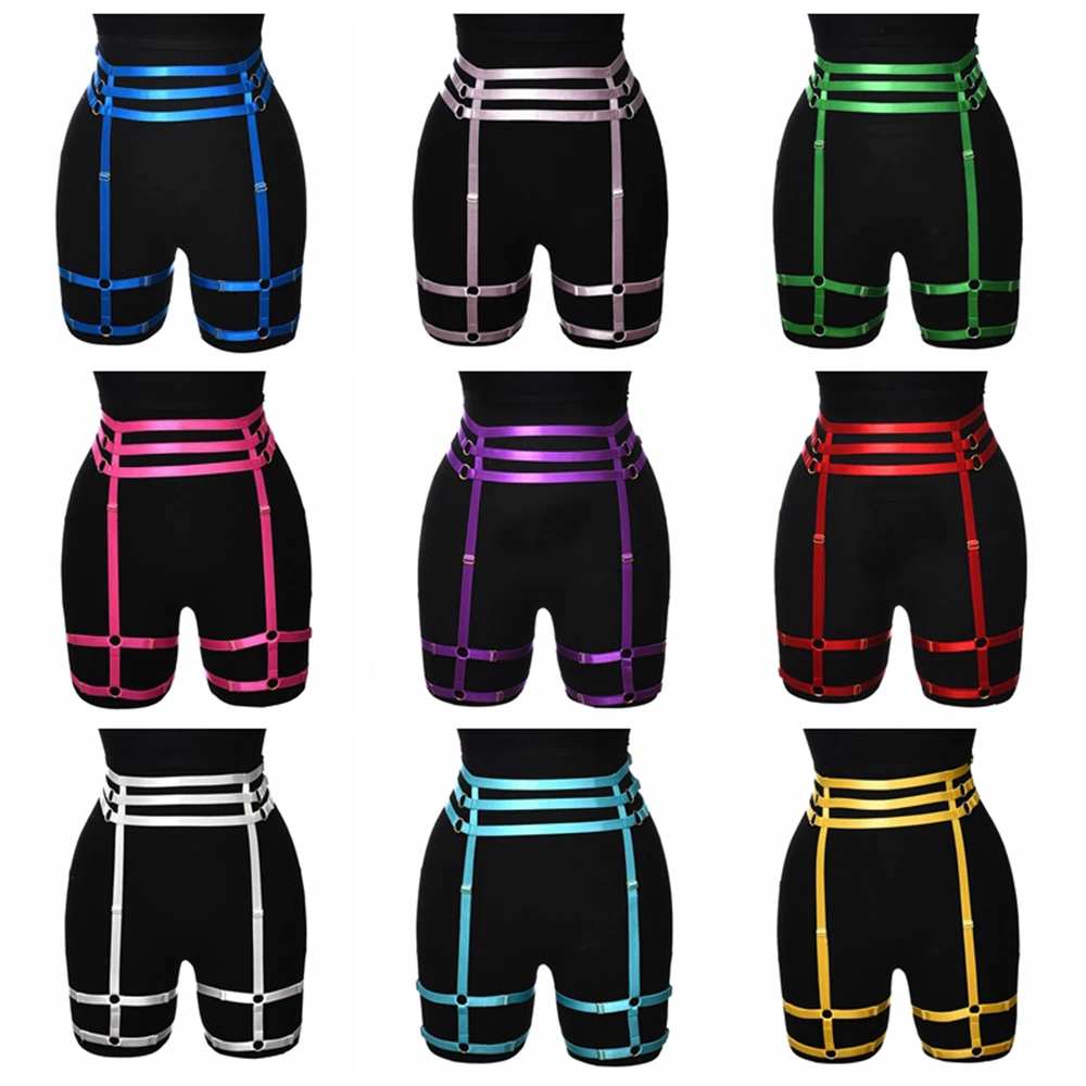 Сексуальные открытые чулки с высокой талией подвязка для тела подтяжки кольцо