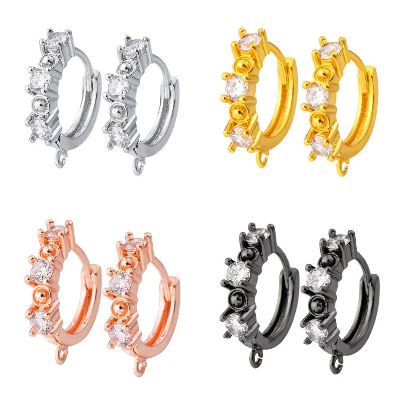 Серьги Крючки Pexin 4 цветов ручной работы кольцо рычаг открытая петля для сделай