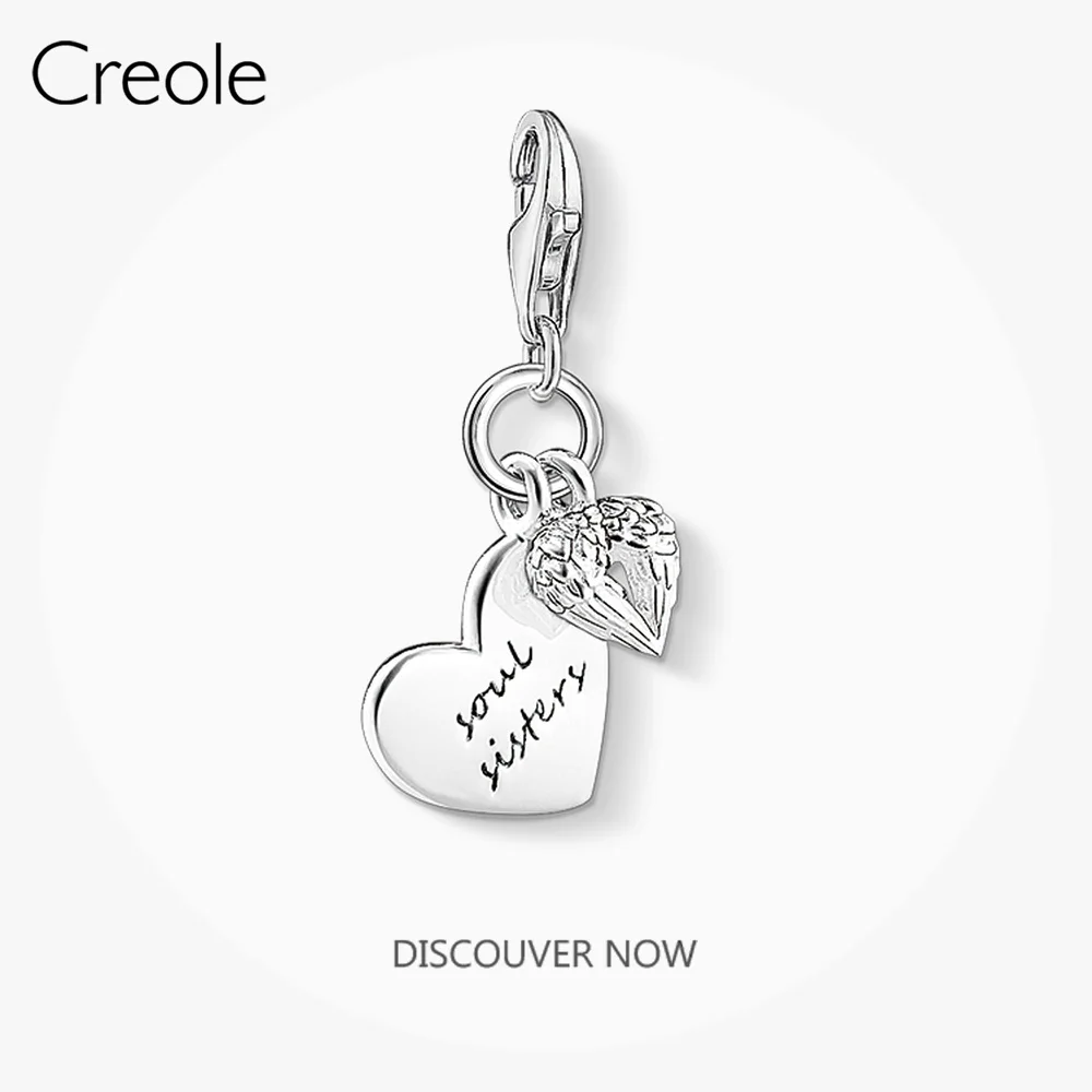 

Soul Sister Charms Pendant,2020 Spring Brand New Europe Fashion New Jewelry Trendy 925 Sterling Silver Gift for Women Girls