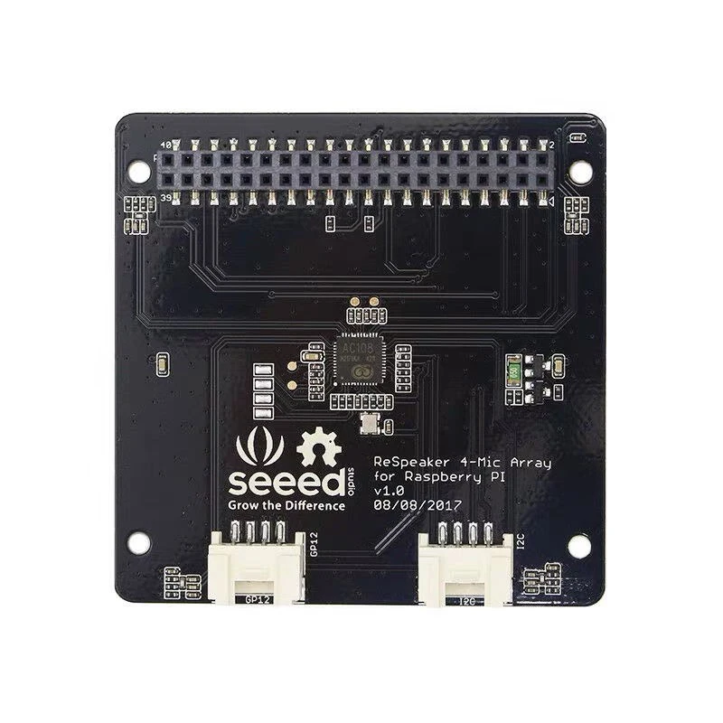 Raspberry Pi ReSpeaker 4-Mic массив микрофонов голосовой связи AI микрофон Плата расширения