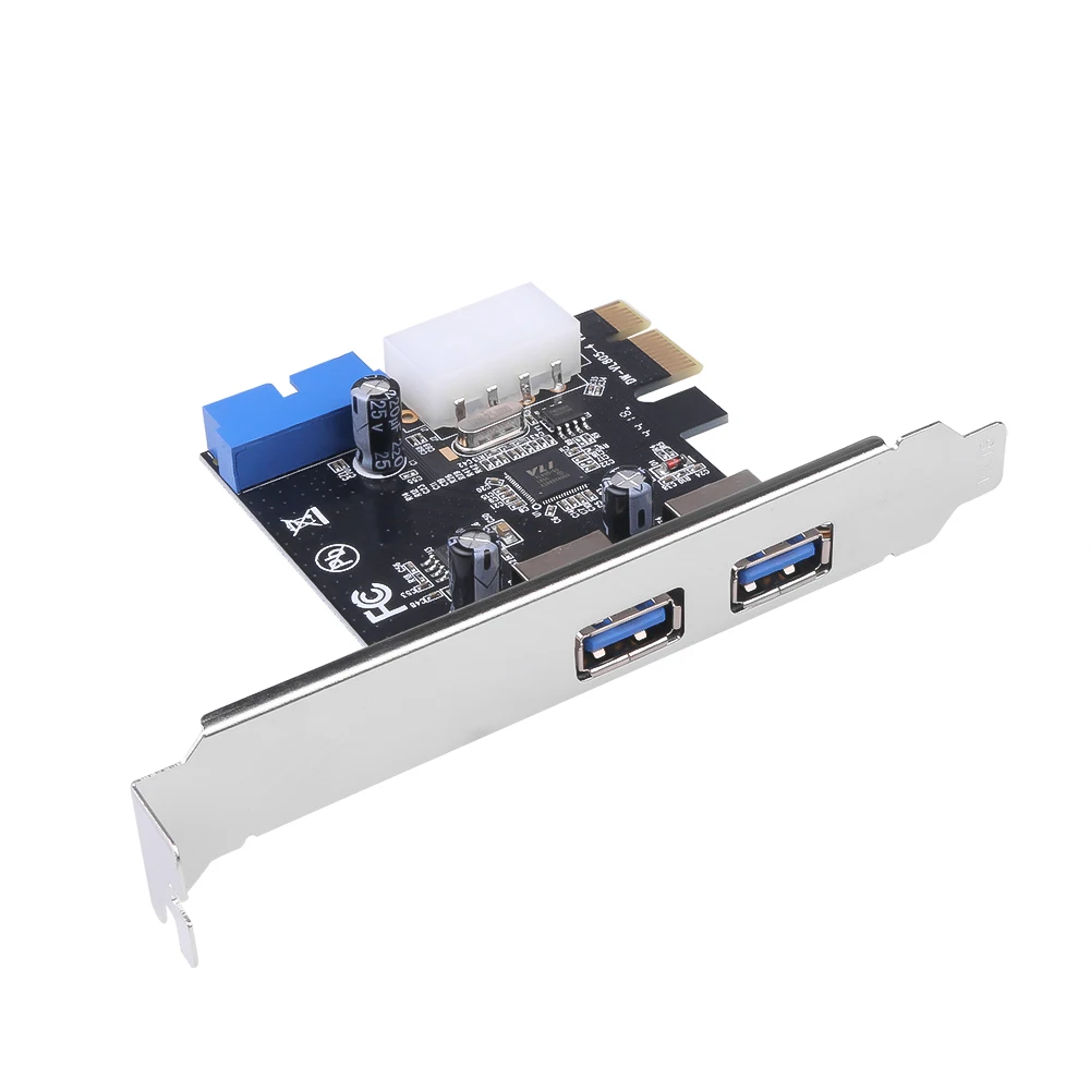 Плата расширения Kebidumei PCI-E внешний 2-Портовый Концентратор USB 3 0 внутренний