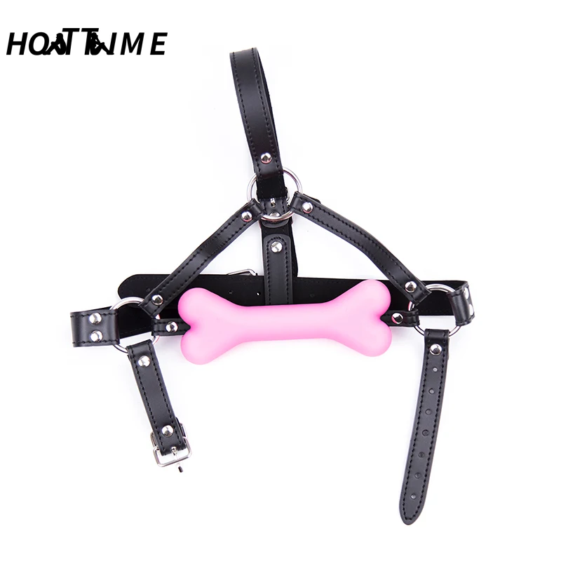 Бондаж секс игрушки рот шар кляп игры для взрослых кость Фетиш эротические