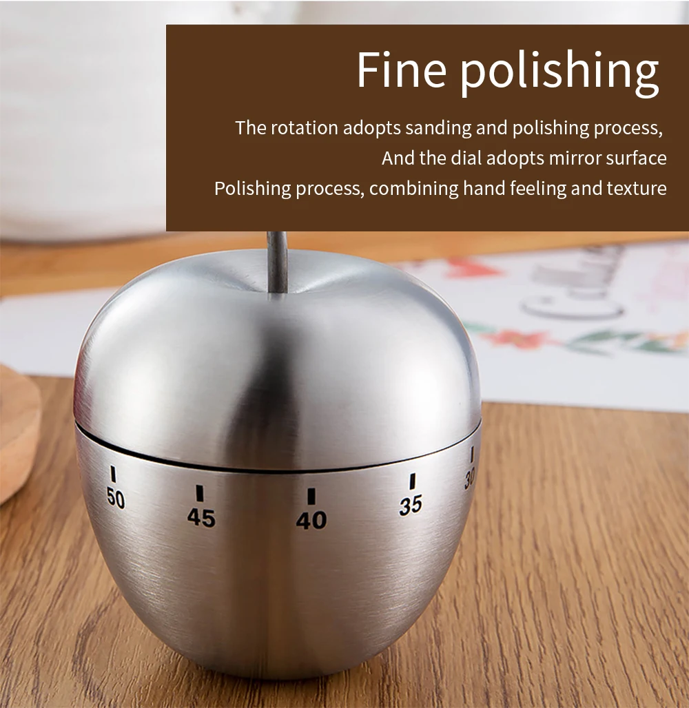 Кухонный таймер из нержавеющей стали с магнитной основой|Кухонные таймеры| |