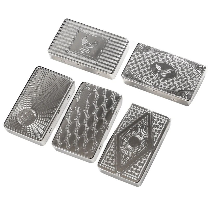 

Personalized Ultra-thin Metal pipe Box Portable Moisturizing Cut Tobacco Storage Sealed Hand-rolled Cigarette Container